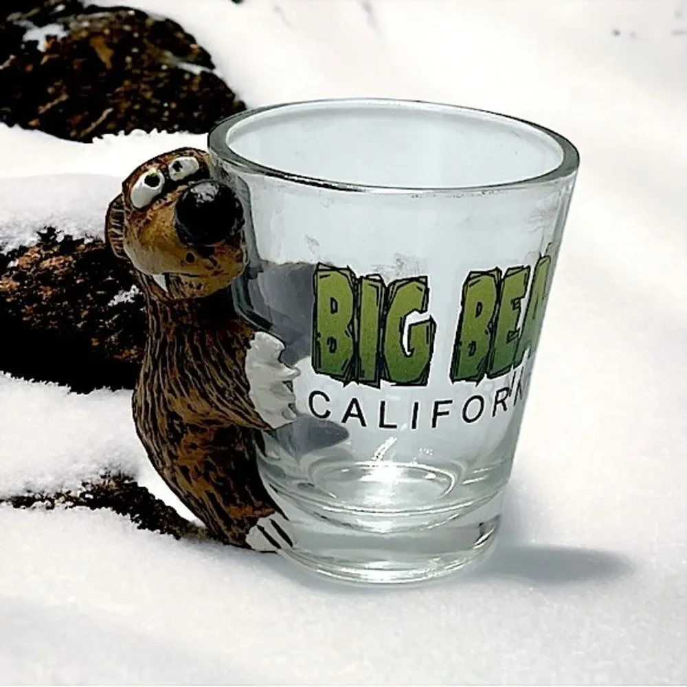 Big Bear l Bear Shot Glass l Short l Bar Accessory l Cocktail, Liquor l Glass